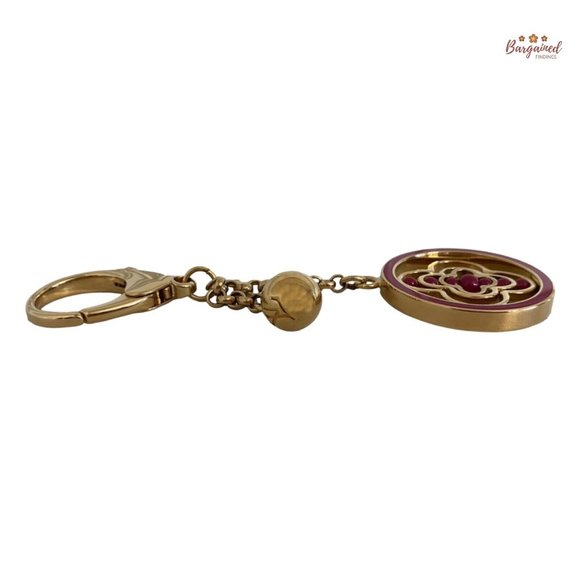 Authentic LOUIS VUITTON Goldtone Walley Fleur Bag Charm - M67128 - Picture 11 of 11